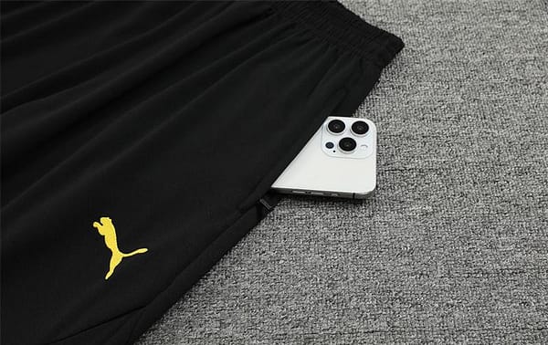 24/25 Borussia Dortmund Black Half Zipper Jacket+Long Pants - Image 4