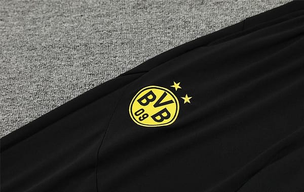 24/25 Borussia Dortmund Black Half Zipper Jacket+Long Pants - Image 5