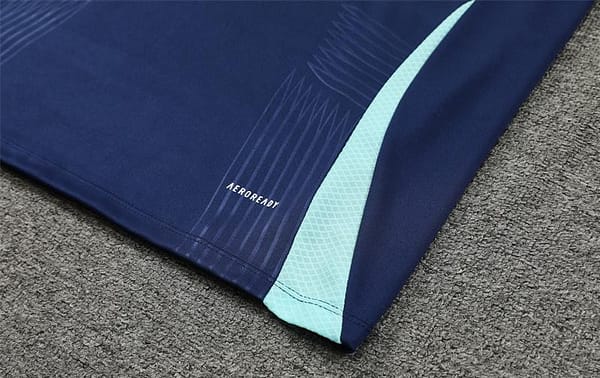 24/25 Arsenal Blue Half Zipper Jacket+Long Pants - Image 8
