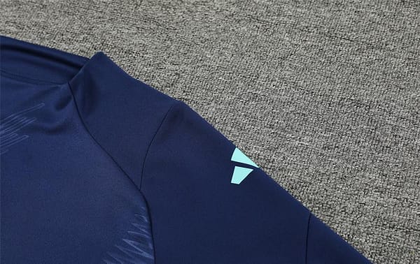 24/25 Arsenal Blue Half Zipper Jacket+Long Pants - Image 9