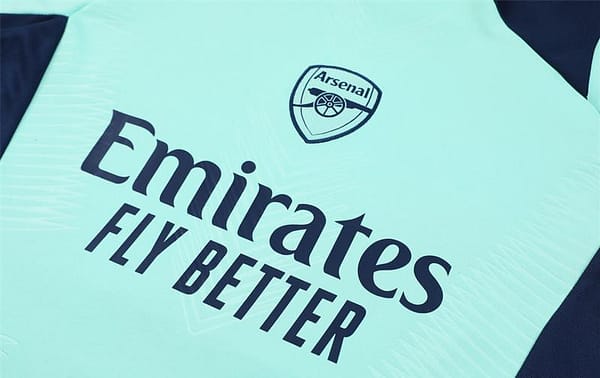 24/25 Arsenal Blue/Navy Half Zipper Jacket+Long Pants - Image 12