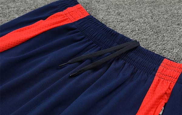 24/25 Kids Manchester United Navy Half Zipper Jacket+Long Pants - Image 3