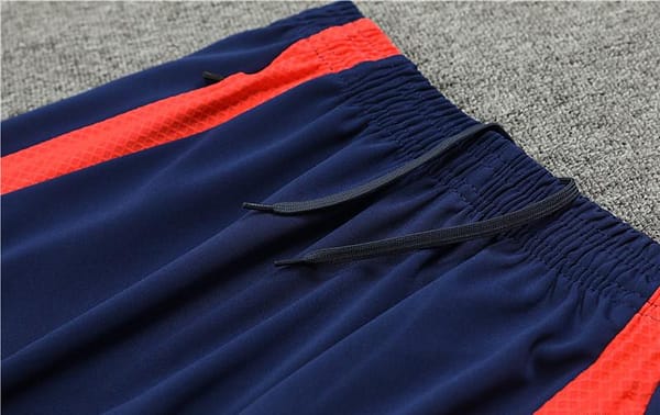 24/25 Manchester United Orange/Navy Half Zipper Jacket+Long Pants - Image 3