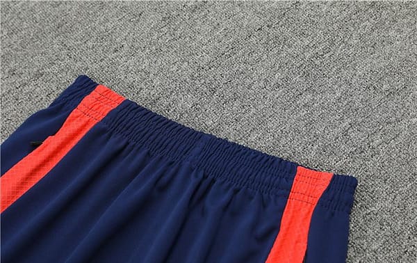 24/25 Manchester United Orange/Navy Half Zipper Jacket+Long Pants - Image 7