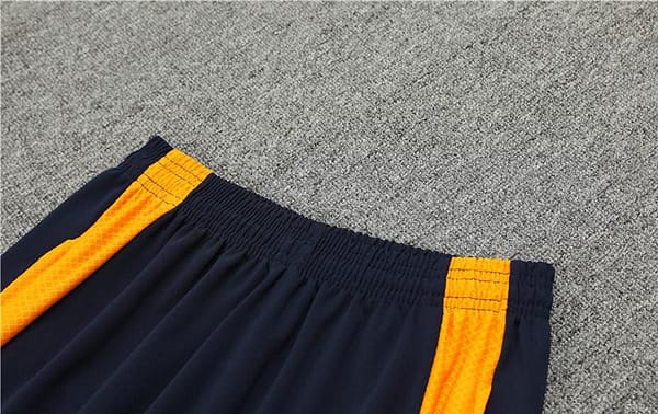 24/25 Real Madrid Light Blue/Navy/Orange Half Zipper Jacket+Long Pants - Image 7