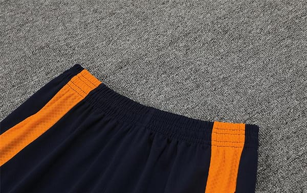 24/25 Real Madrid White/Navy/Orange Half Zipper Jacket+Long Pants - Image 7