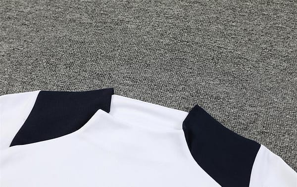 24/25 Real Madrid White/Navy/Orange Half Zipper Jacket+Long Pants - Image 13