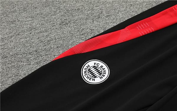 24/25 Bayern Munich Black Half Zipper Jacket+Long Pants - Image 6