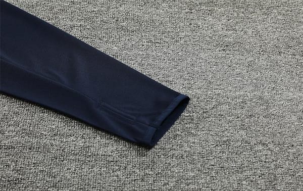 24/25 Real Madrid Navy Half Zipper Jacket+Long Pants - Image 11