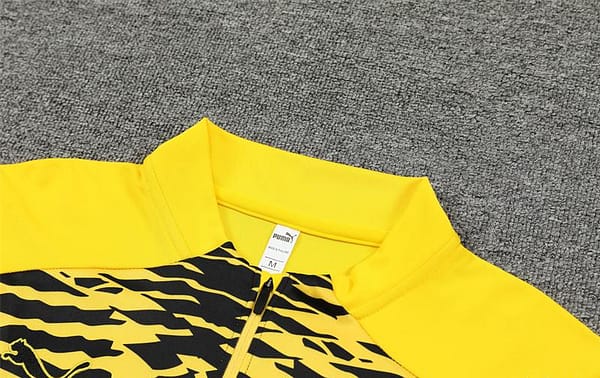 24/25 Borussia Dortmund Yellow/Black  Half Zipper Jacket+Long Pants - Image 10