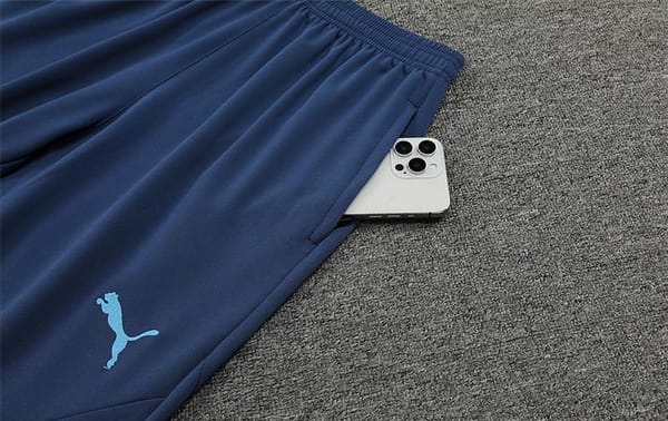 24/25 Manchester City Sky Blue Half Zipper Jacket+Long Pants - Image 4