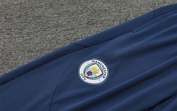 24/25 Manchester City Sky Blue Half Zipper Jacket+Long Pants - Image 5