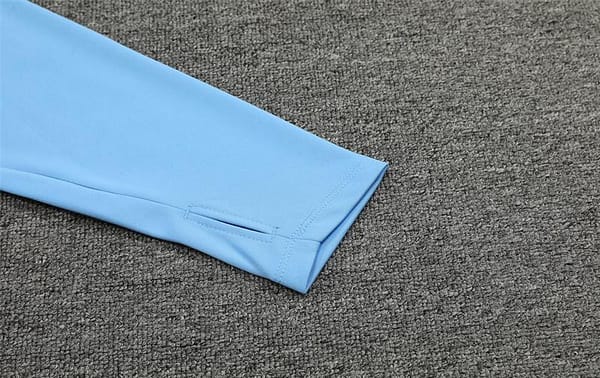 24/25 Manchester City Sky Blue Half Zipper Jacket+Long Pants - Image 8