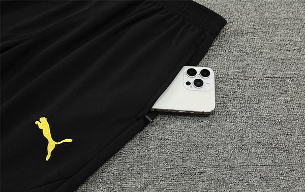 24/25 Borussia Dortmund Yellow Half Zipper Jacket+Long Pants - Image 4