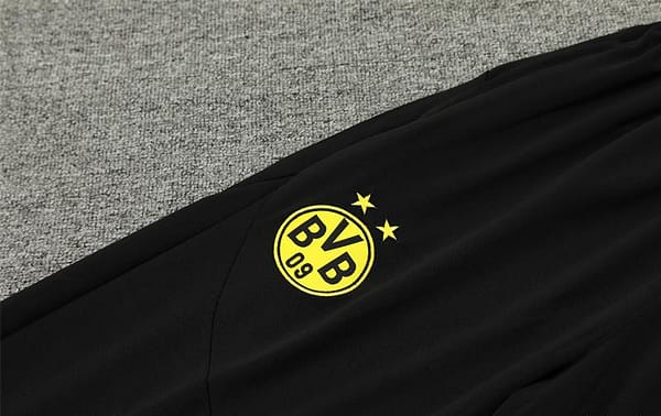 24/25 Borussia Dortmund Yellow Half Zipper Jacket+Long Pants - Image 5