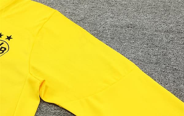 24/25 Borussia Dortmund Yellow Half Zipper Jacket+Long Pants - Image 10