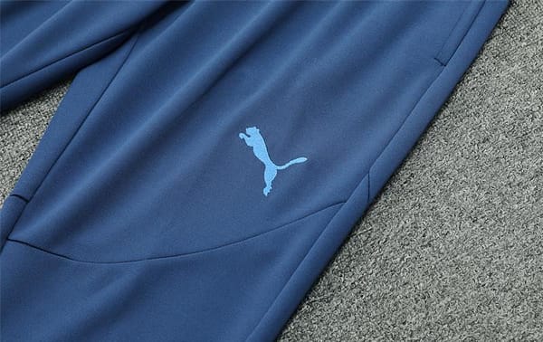 24/25 Manchester City Sky Blue Half Zipper Jacket+Long Pants - Image 6