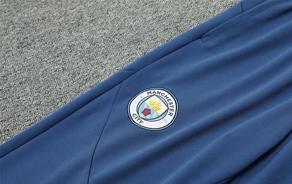 24/25 Manchester City Sky Blue Half Zipper Jacket+Long Pants - Image 7