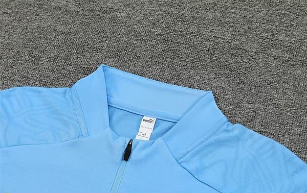 24/25 Manchester City Sky Blue Half Zipper Jacket+Long Pants - Image 15