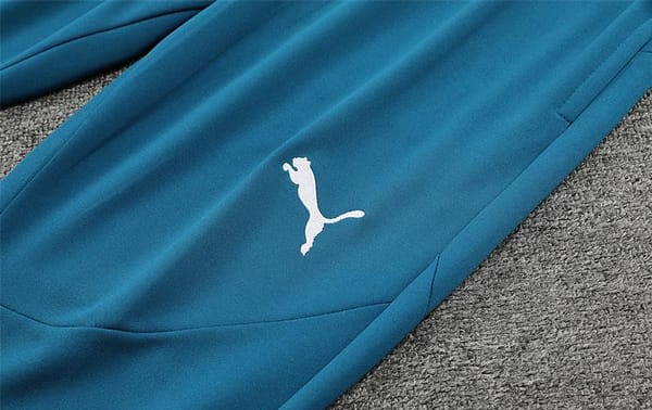 24/25 Olympique Marseille Lake Green Half Zipper Jacket+Long Pants - Image 6