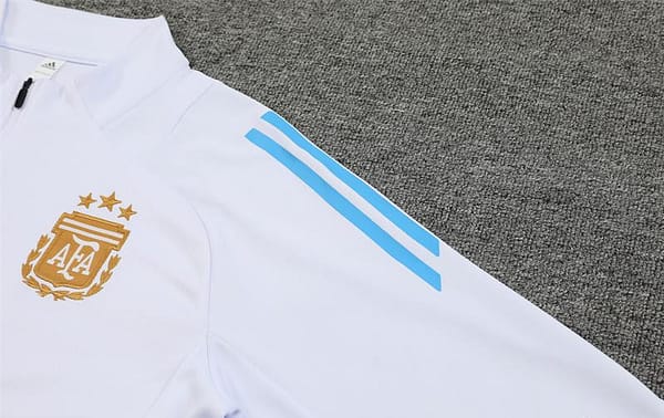 24/25 Argentina White Half Zipper Jacket+Long Pants - Image 11