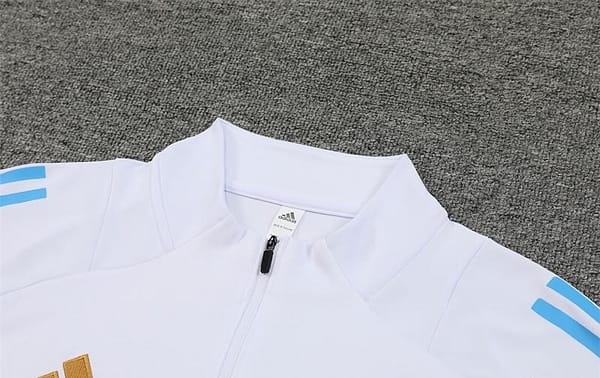 24/25 Argentina White Half Zipper Jacket+Long Pants - Image 13