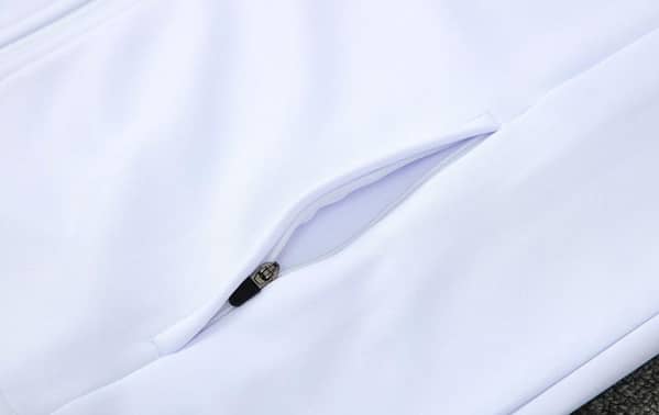 2024 Germany White Full Zipper Jacket +Long Pants - Image 7
