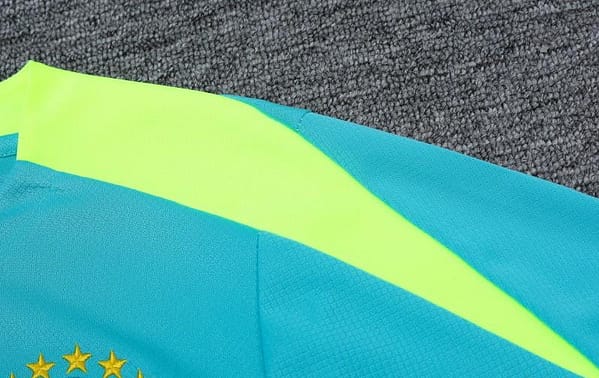 2024 Brazil Blue Short Sleeve Jersey+Shorts - Image 10