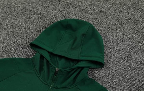 2024 Algeria Green Hoodie  Full Zipper Hoodie Jacket+Pants - Image 9