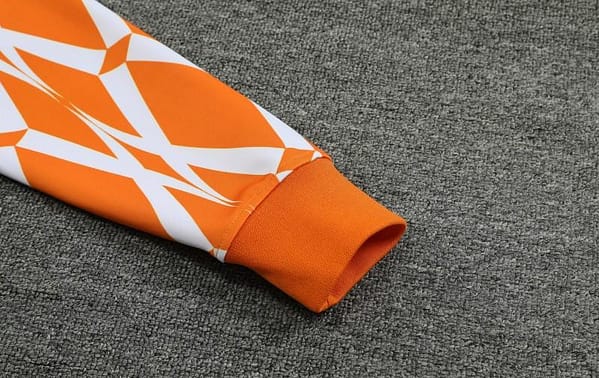 2024 Ivory Coast Orange  Full Zipper Hoodie Jacket+Pants - Image 3