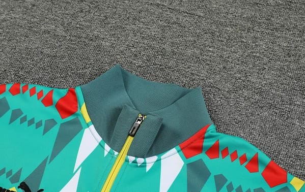 2024 Senegal Green Full Zipper Hoodie Jacket+Pants - Image 6