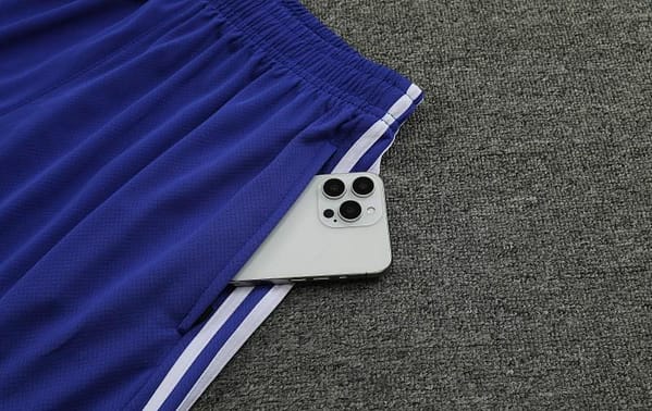 2024 Italy Blue Cotton Short Sleeve Jersey+Shorts - Image 5