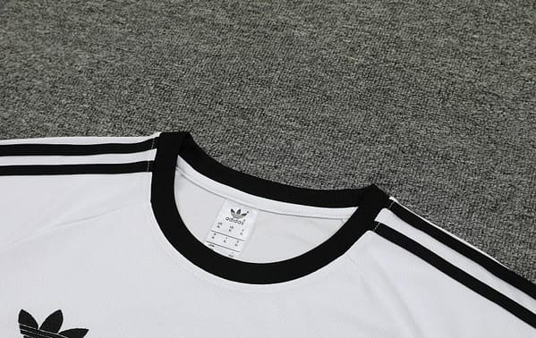 2024 Germany White Cotton Short Sleeve Jersey+Shorts - Image 7