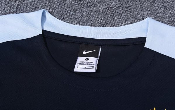 2024 France Cotton Navy Short Sleeve Jersey+Shorts - Image 3