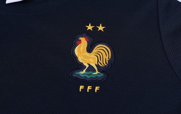 2024 France Cotton Navy Short Sleeve Jersey+Shorts - Image 4