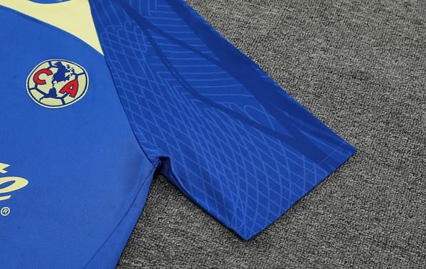 24/25 Club America Blue/Yellow Short Sleeve Jeresy+Shorts - Image 8