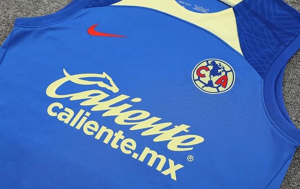 24/25 Club America Blue/Yellow Vest Jeresy+Shorts - Image 9
