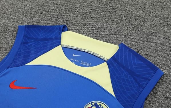 24/25 Club America Blue/Yellow Vest Jeresy+Shorts - Image 10