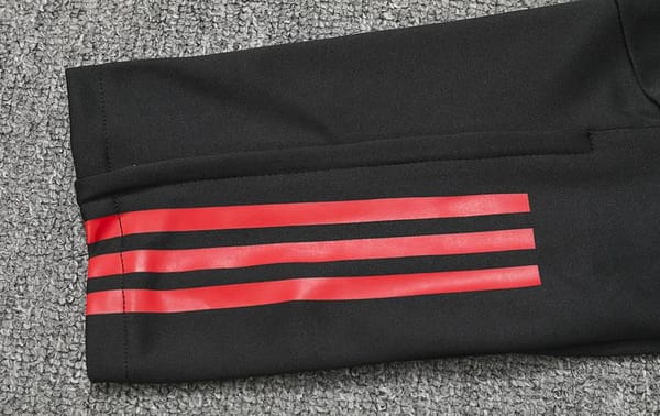 23/24 Roma Red/Black Half Zipper Jacket+Pants - Image 15