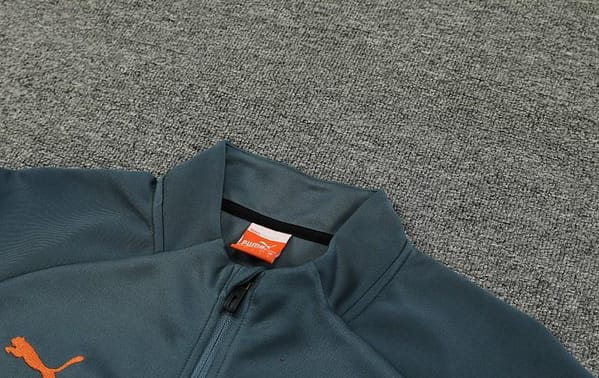 23/24 Manchester City Grey Full Zipper Jacket+Pants - Image 5