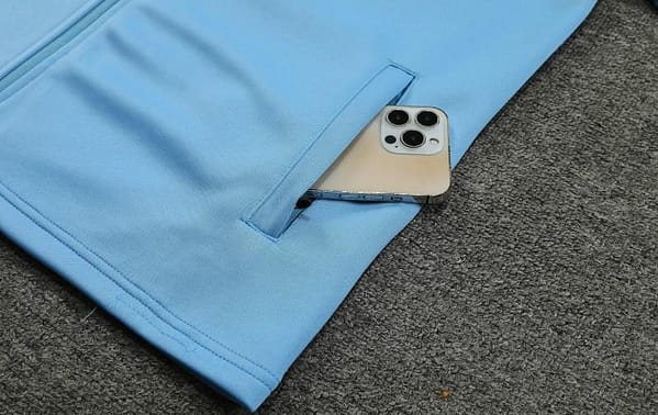 23/24 Manchester City Blue Full Zipper Jacket+Pants - Image 3