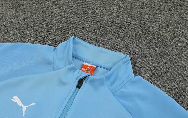 23/24 Manchester City Blue Full Zipper Jacket+Pants - Image 4