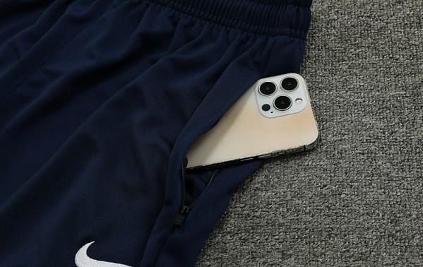 23/24 Al-Nassr Black/Blue Half Zipper Jacket +Pants - Image 4