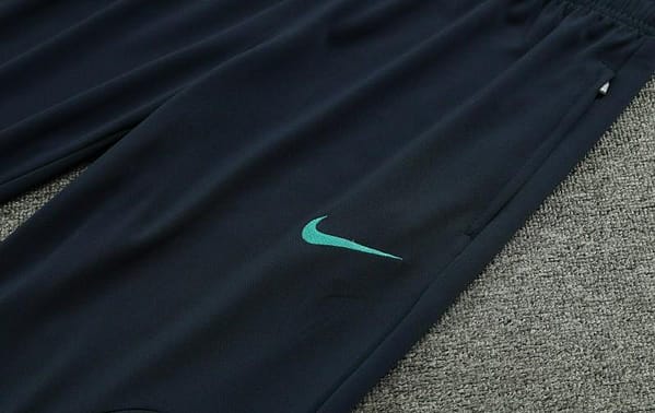 23/24 Barcelona Grey Half Zipper Jacket+Pants - Image 9
