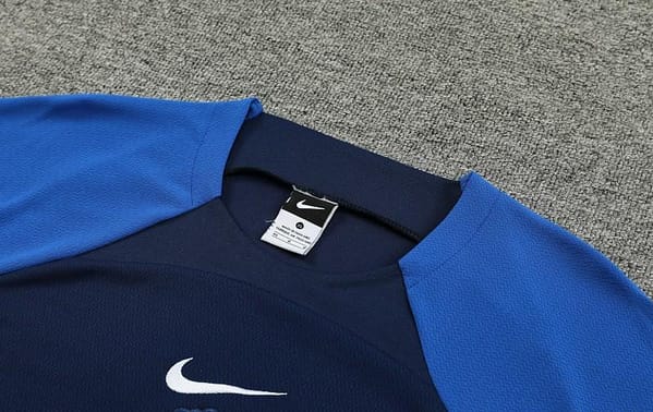 23/24 Al-Nassr Black/Blue Short Sleeve Jersey+Shorts - Image 3