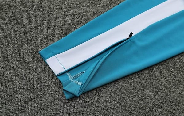 23/24 Manchester City Blue White Half Zipper Jacket+ Pants - Image 10