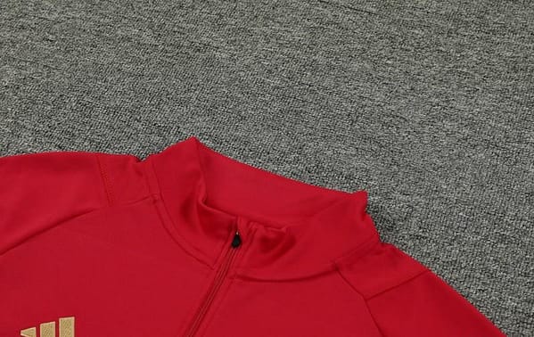 23/24 Arsenal Red Half Zipper Jacket+ Pants - Image 10