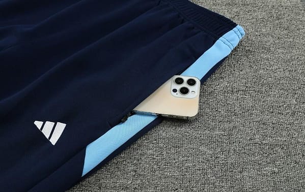 23/24 Adidas Blue Full Zipper Jacket+Pants - Image 2