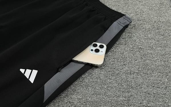 23/24 Adidas Black Grey Full Zipper Jacket+Pants - Image 2