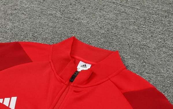 23/24 Adidas Wine Full Zipper Jacket+Pants - Image 3